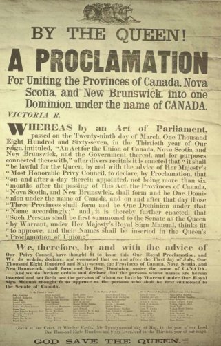 Proclamation_Canadian_Confederation